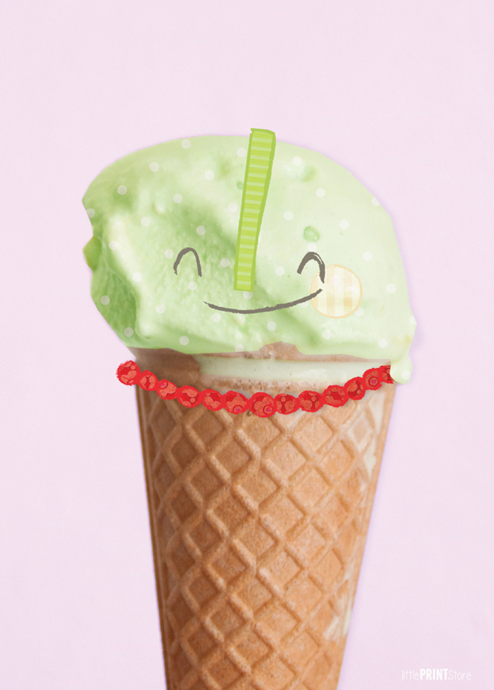 illustration-sommer-karte-eis-pistazie