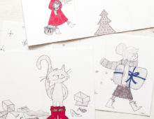 Märchenhafte Weihnachtskarten